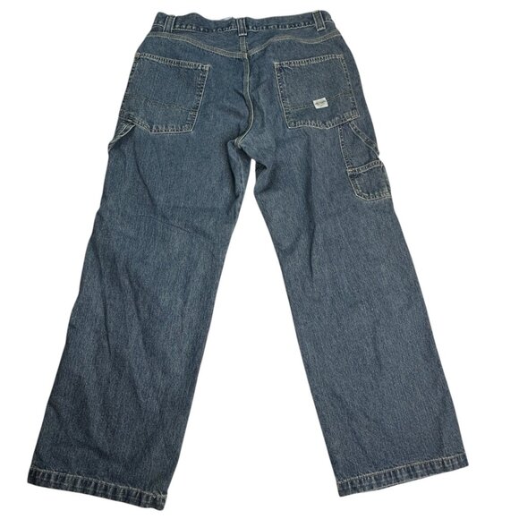 Levi Strauss Signature Workwear Mens Denim Jeans Relaxed Fit Size 34 x 30 - Picture 3 of 15